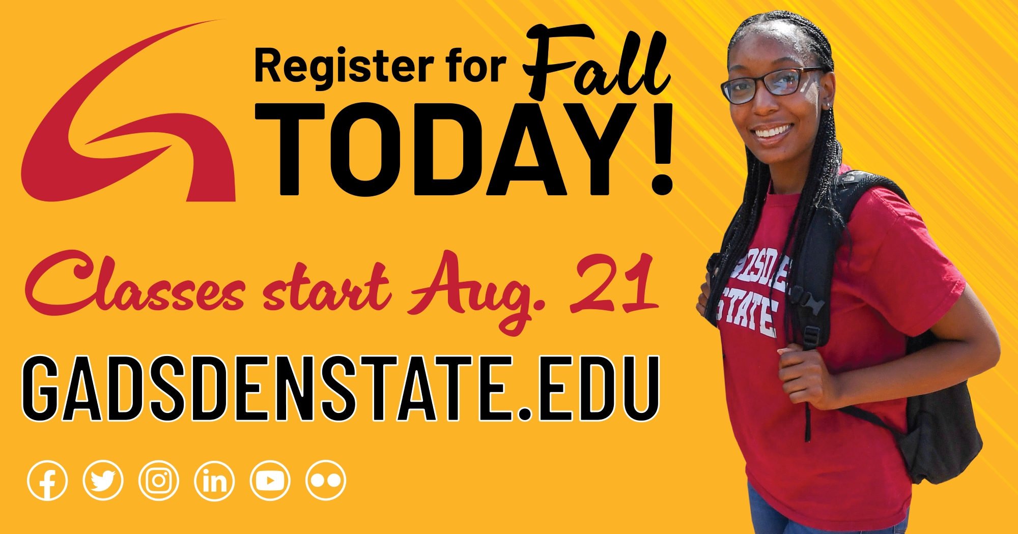 You still have time to register for Fall classes at Gadsden State Community College!